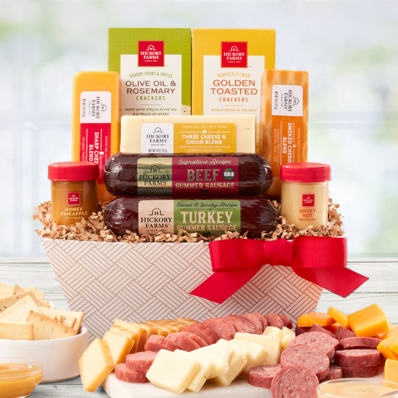 Classic Favorites Gourmet Meat & Cheese Gift Basket
