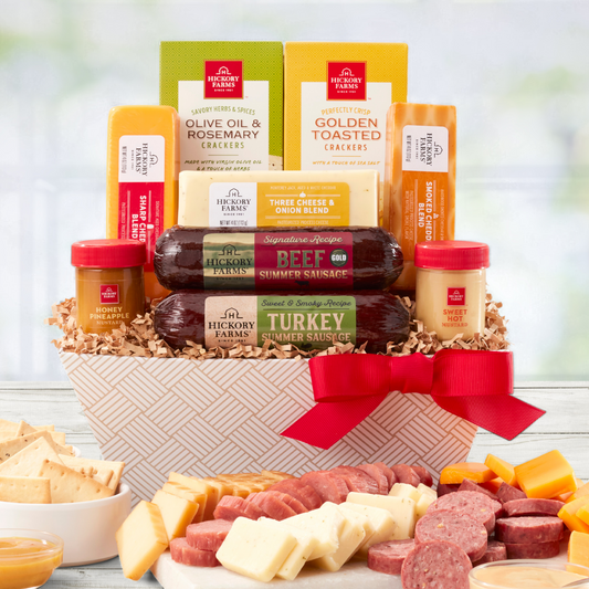 Classic Favorites Gourmet Meat & Cheese Gift Basket