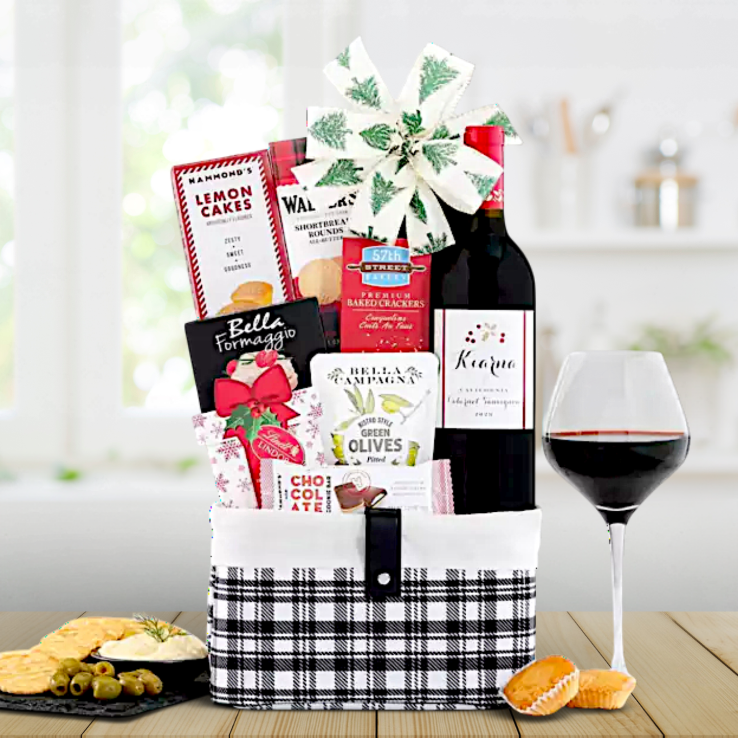 Kiarna Cabernet Holiday Wine Gift Tote