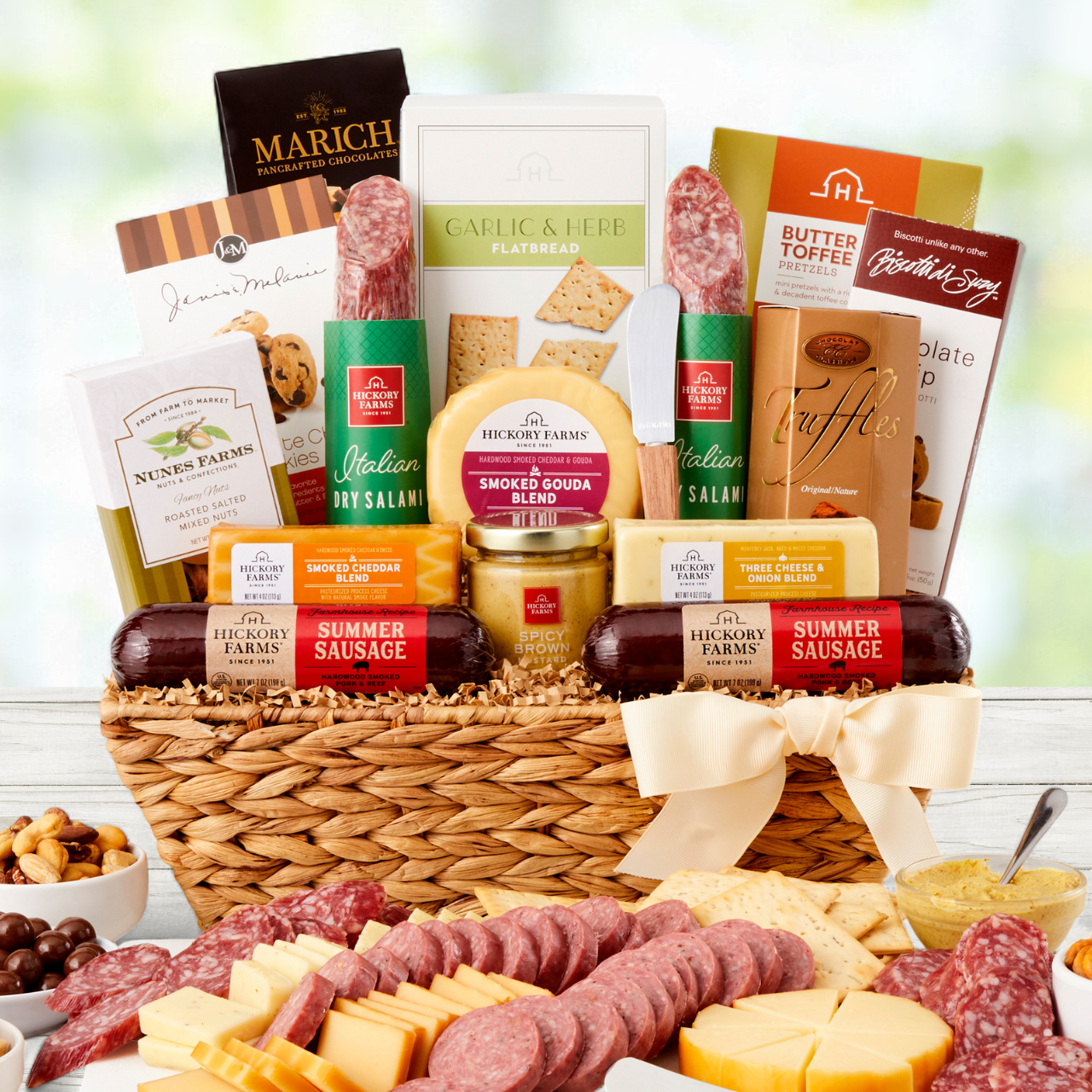 Grande Charcuterie Meat & Cheese Gift Basket