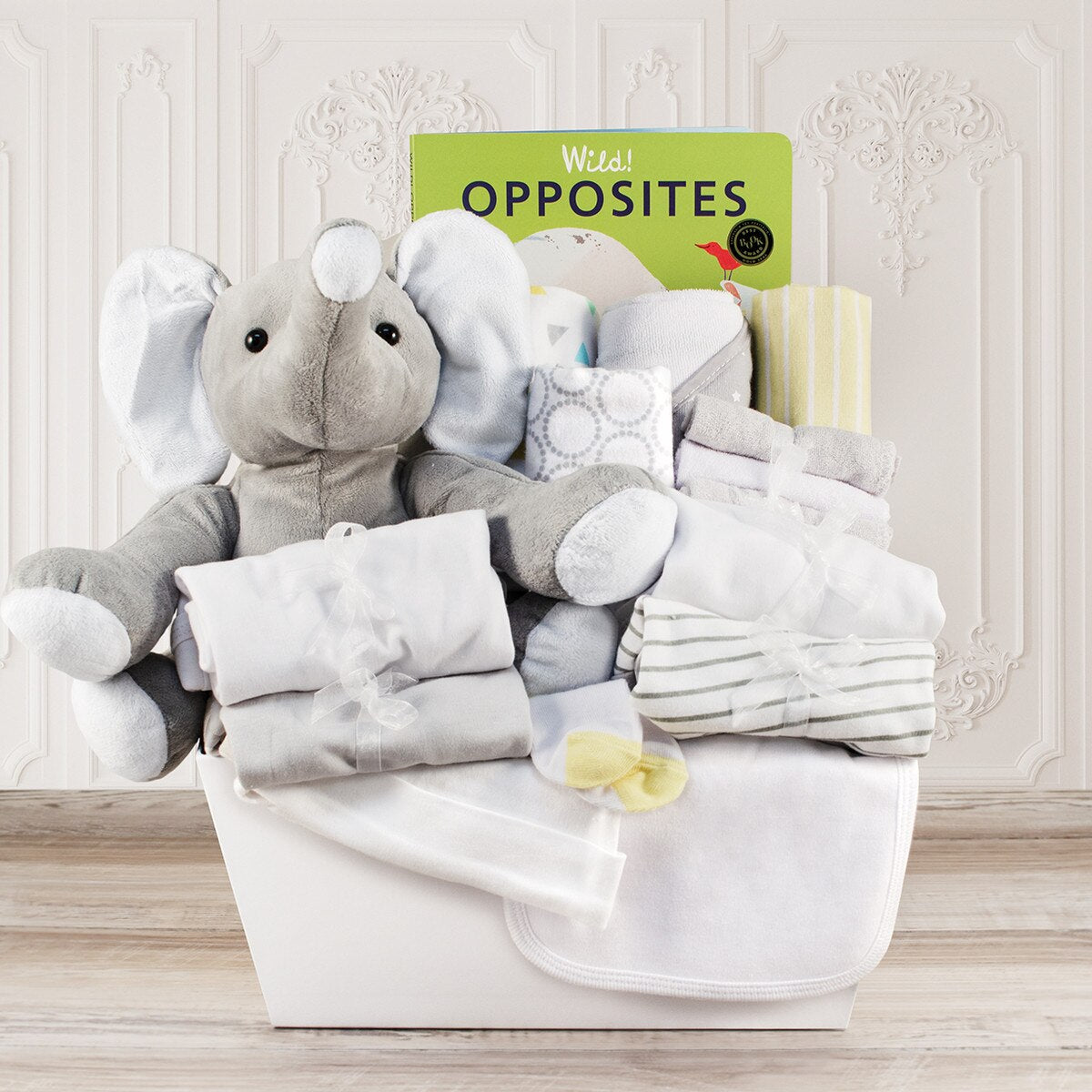 Precious Beginnings Baby Gift Basket Neutral