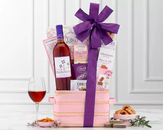 Windwhistle Red Moscato Wine Gift Basket
