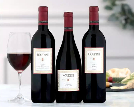 Award Winning Houdini Red Wine Trio