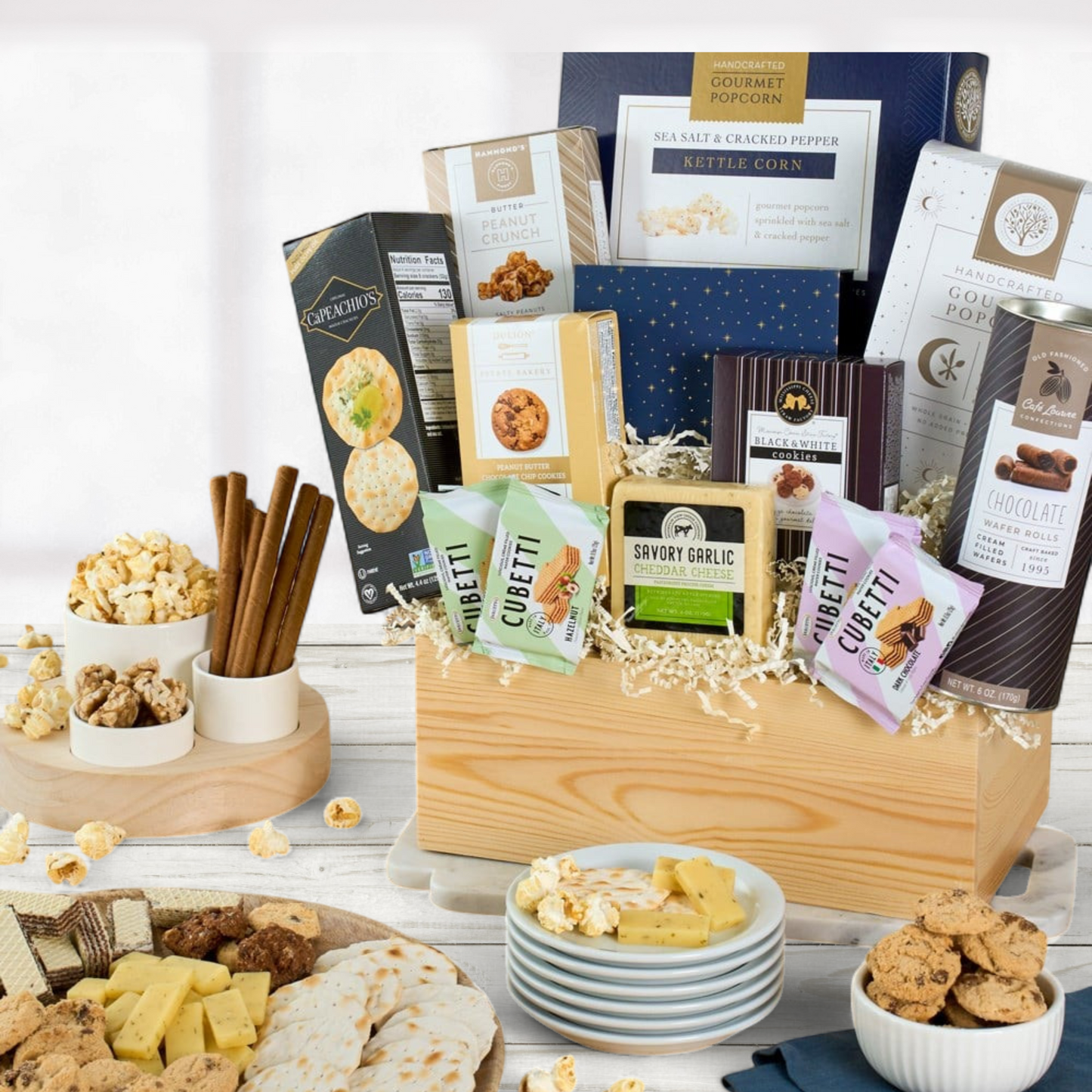 Classic Snack and Chocolate Gift Basket