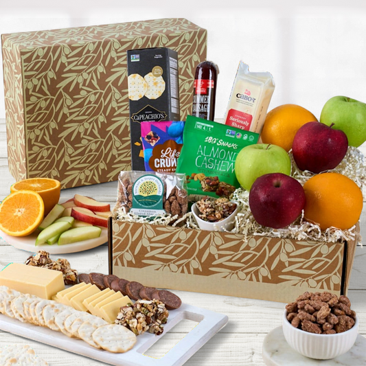 Market Gourmet Snack & Fruit Gift