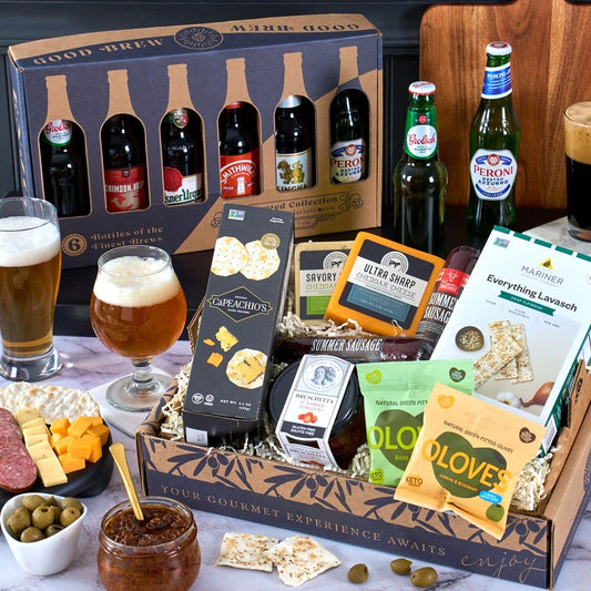 World Beers & Gourmet Snacks -Six Beers