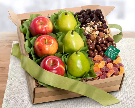 Organic Fresh Fruit & Snacks Gift