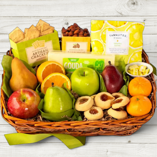 Deluxe Fresh Fruit and Snack Collection