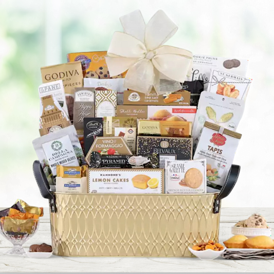 Uptown Gourmet Chocolate & Snack Gift Basket