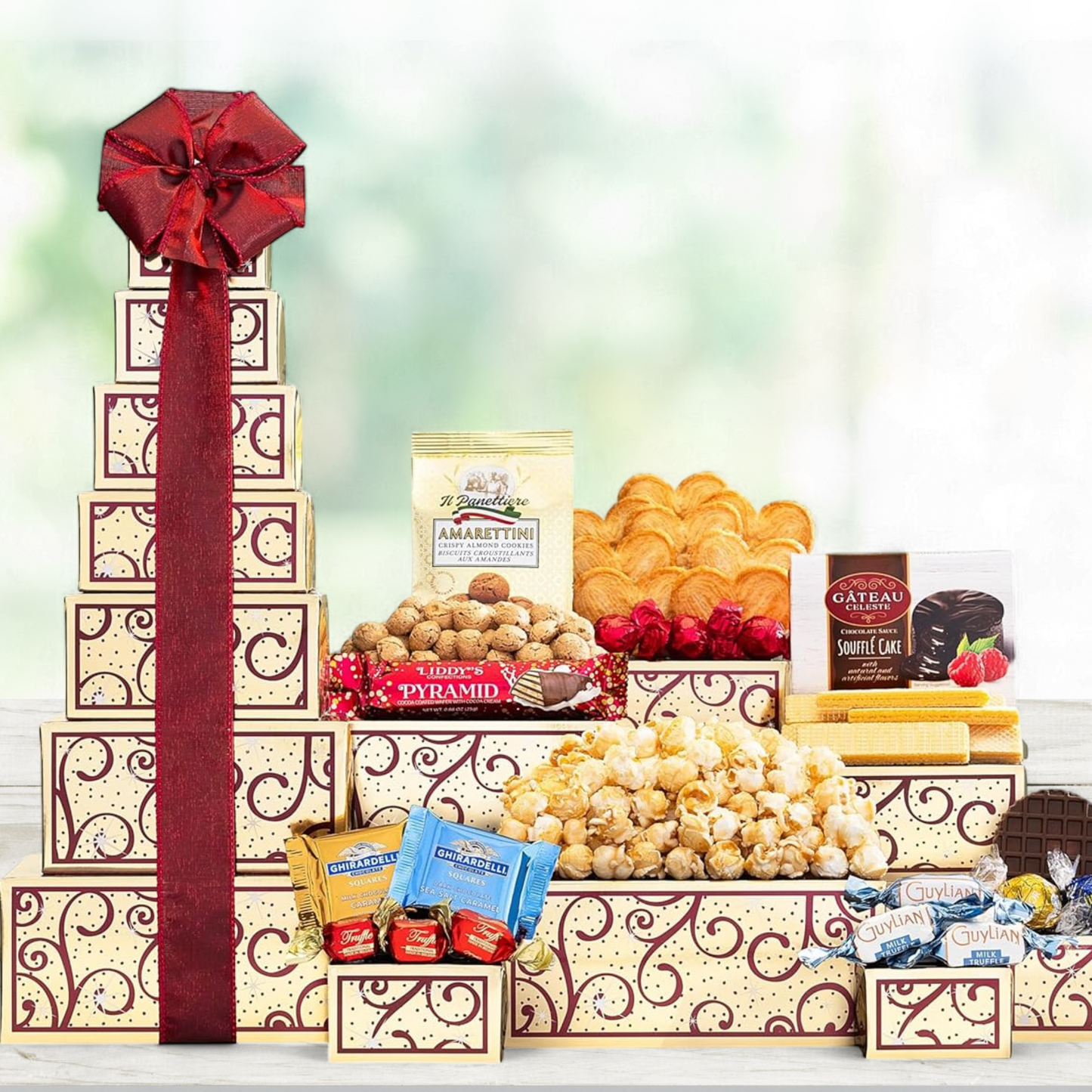 Gourmet Chocolates & Sweets Gift Tower