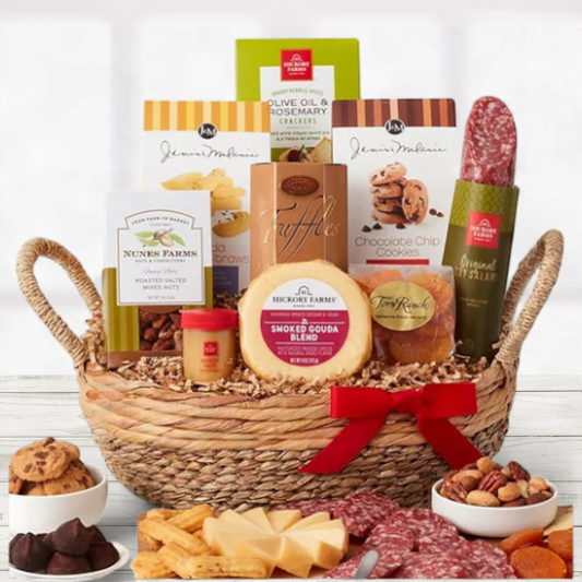 Delicious Gourmet Meat & Cheese Snack Gift