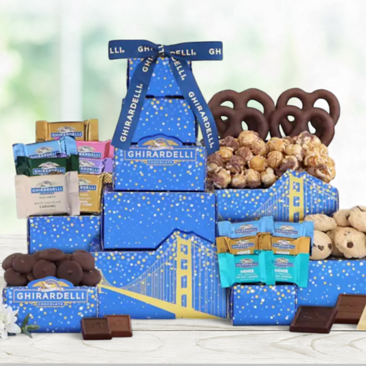 Golden Gate Ghirardelli Chocolate Gift Tower