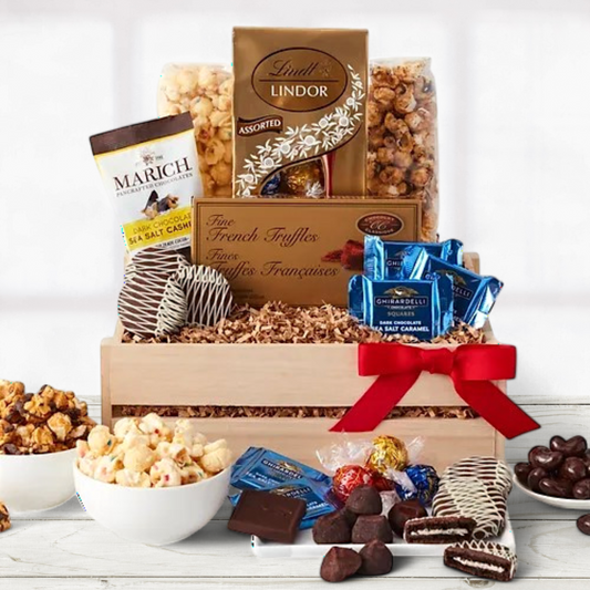 Gourmet Chocolate Favorites Gift Crate