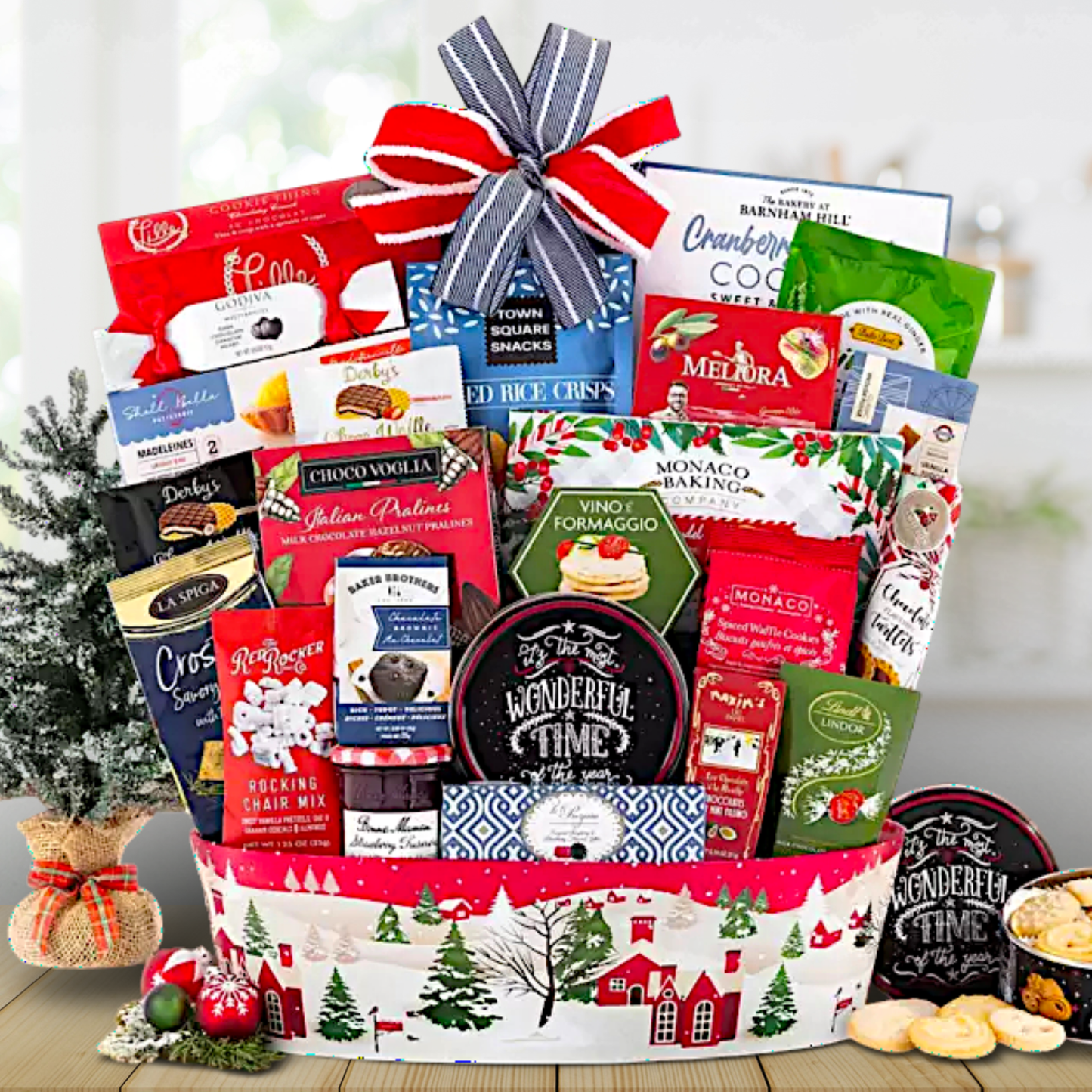 Winter Wonderland Christmas Gift Basket