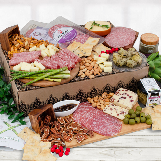 Amazing Charcuterie Meat & Cheese Gift