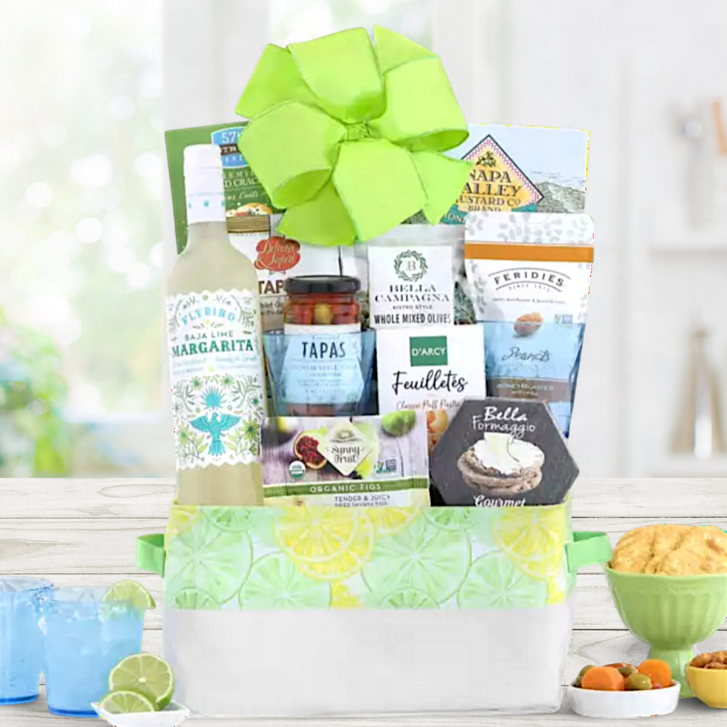 Flybird Lime Margarita Cocktail Gift Basket