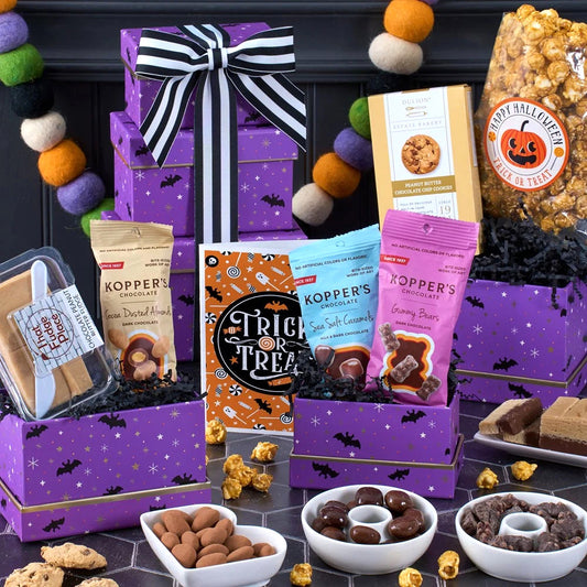 Boo! Gourmet Halloween Candy Gift Tower