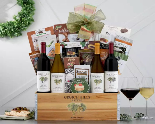 Grgich Hills Napa Valley Premium Wine Basket