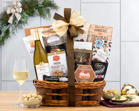Crossridge Peak Chardonnay Wine Gift Basket