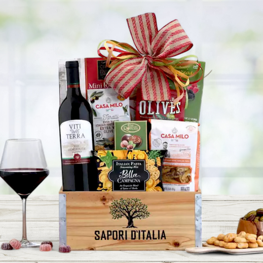 Viti Della Terra Sangiovese Italian Dinner Gift