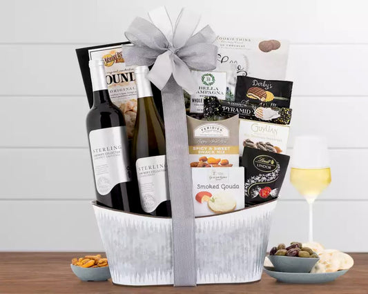 Sterling Vintner's Duo Wine Gift Basket