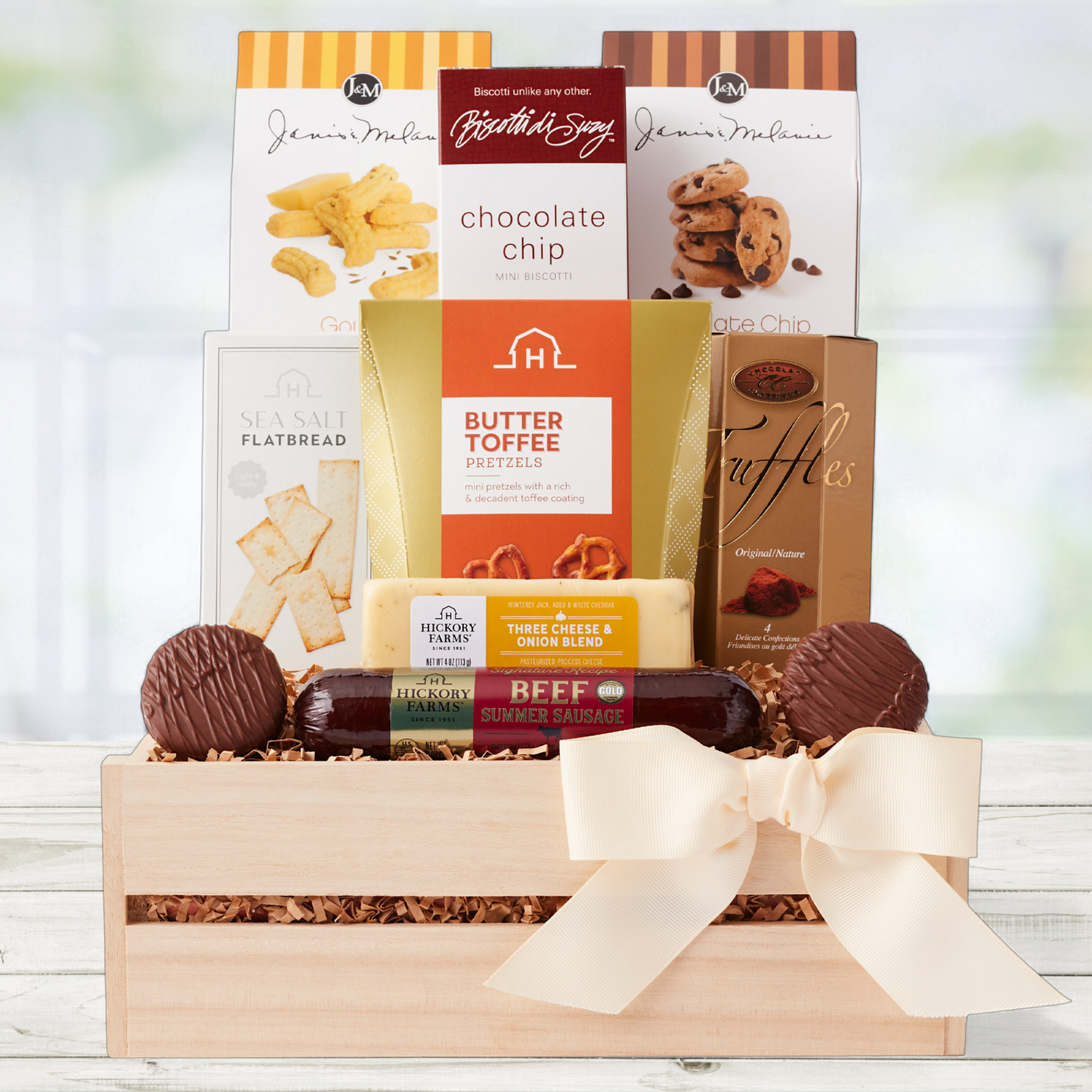 Premium Meat & Cheese Snack Gift Crate