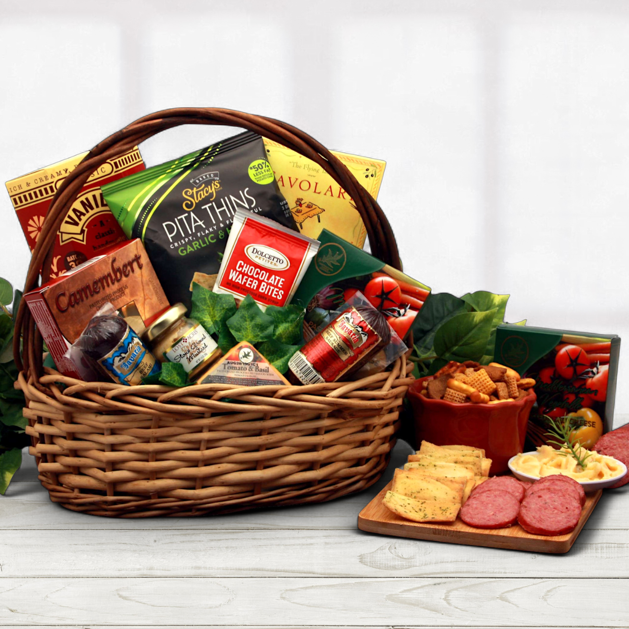 Gourmet Snacker Meat & Cheese Gift Basket