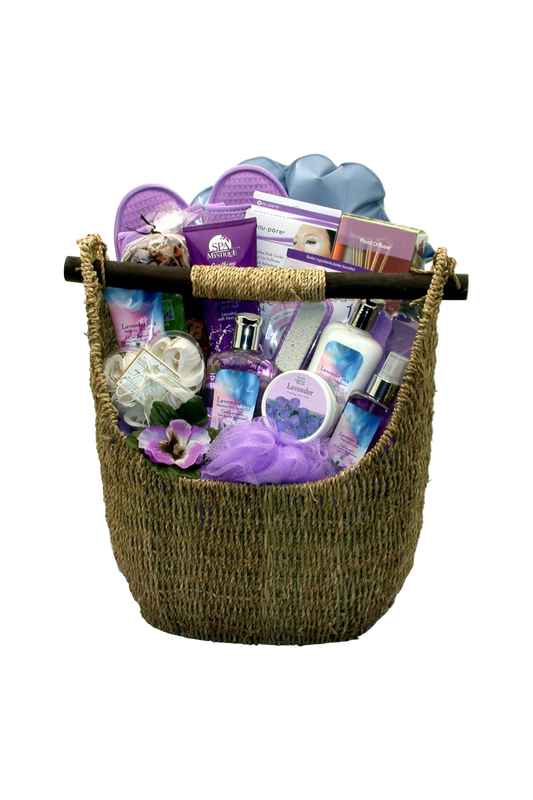 Lavender Spa Bath & Body Gift Basket