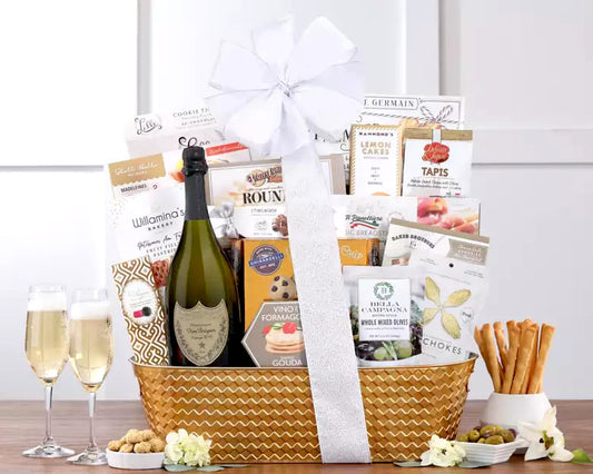 Dom Perignon Premium Champagne Basket