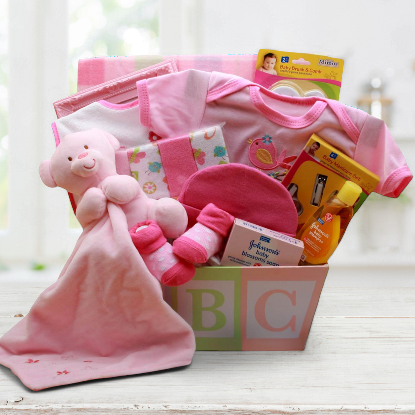 Pretty in Pink Baby Gift Set