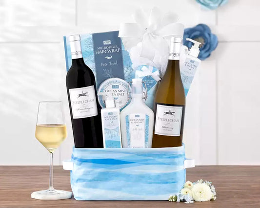 Steeplechase Vineyard Wine and Spa Gift Basket