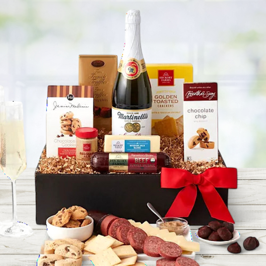 Let's Celebrate! Gourmet Meat & Cheese Snack Gift