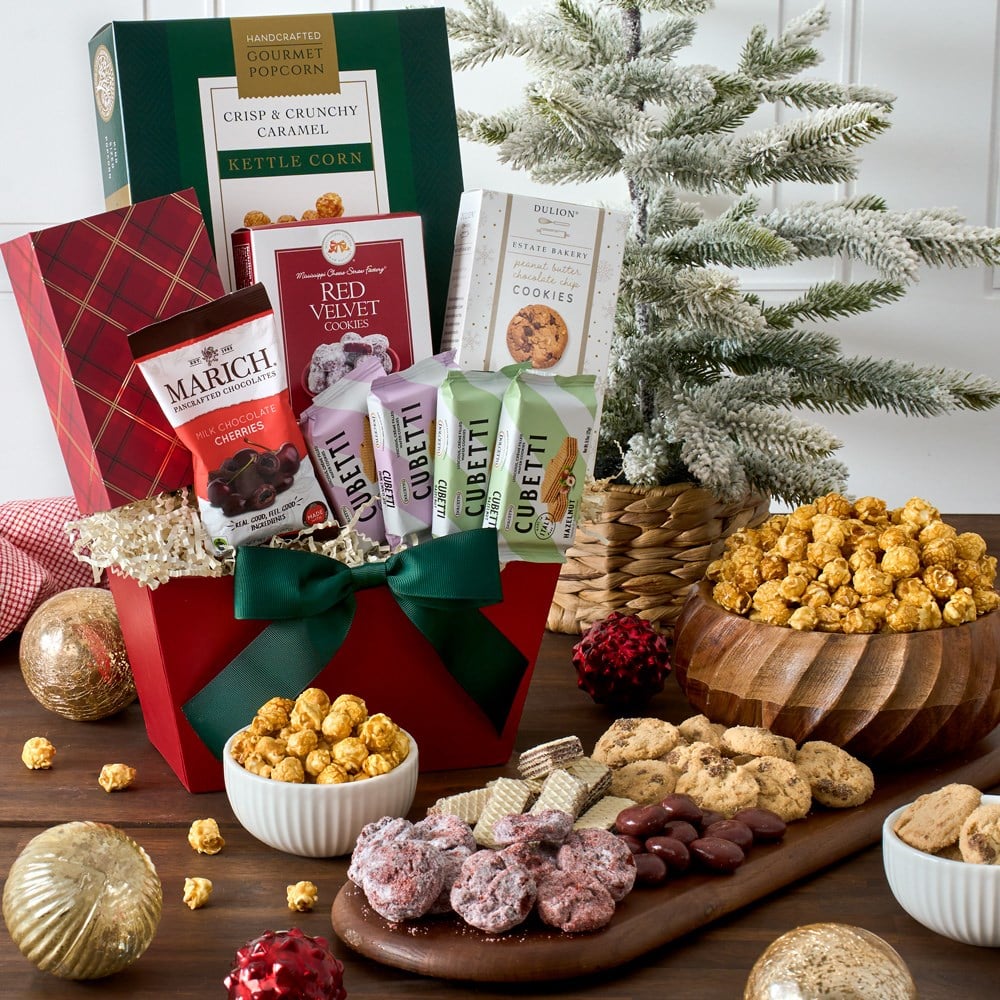 Holiday Flavors Christmas Gift Basket