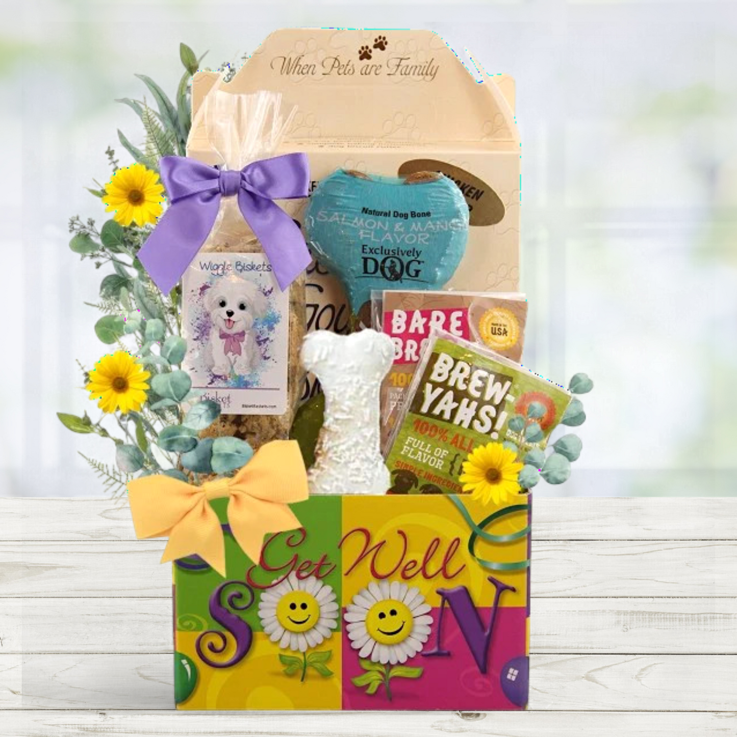 On the Mend Get Well Dog Gift