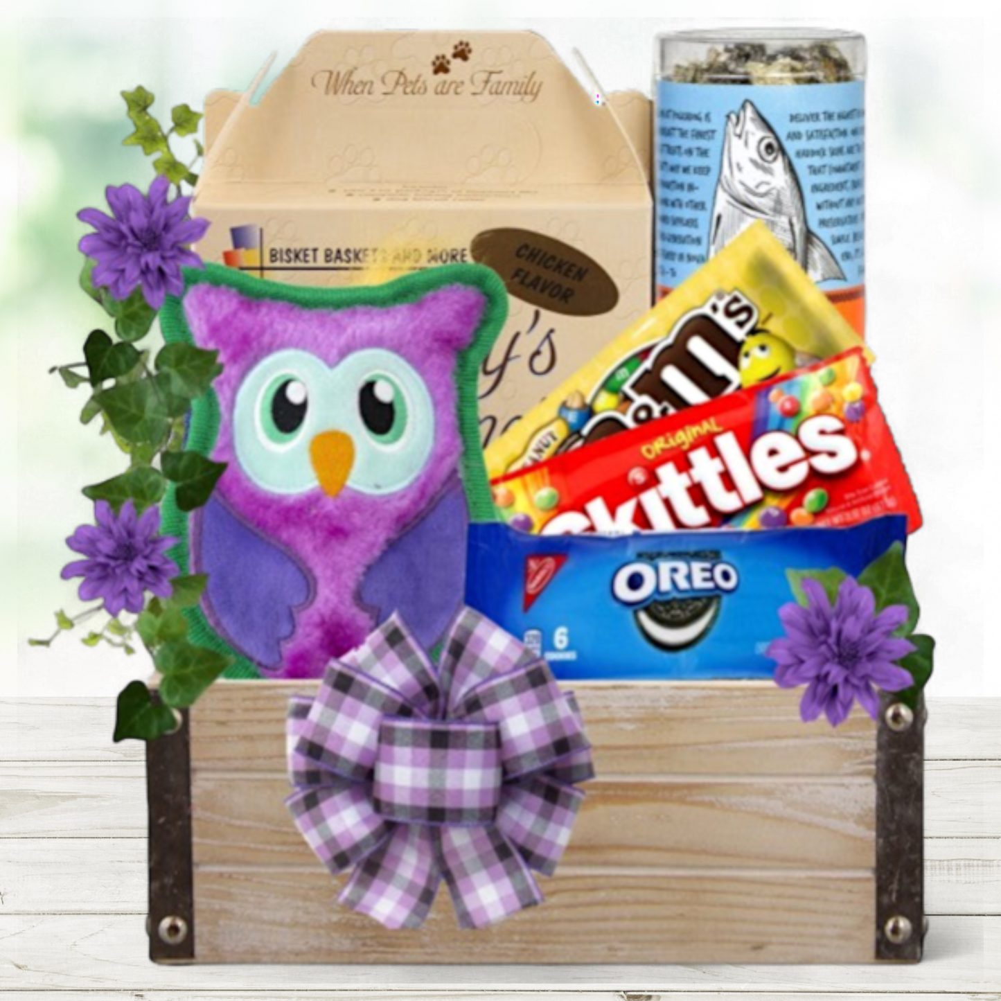 Just for Us Dog and Owner Gift Basket