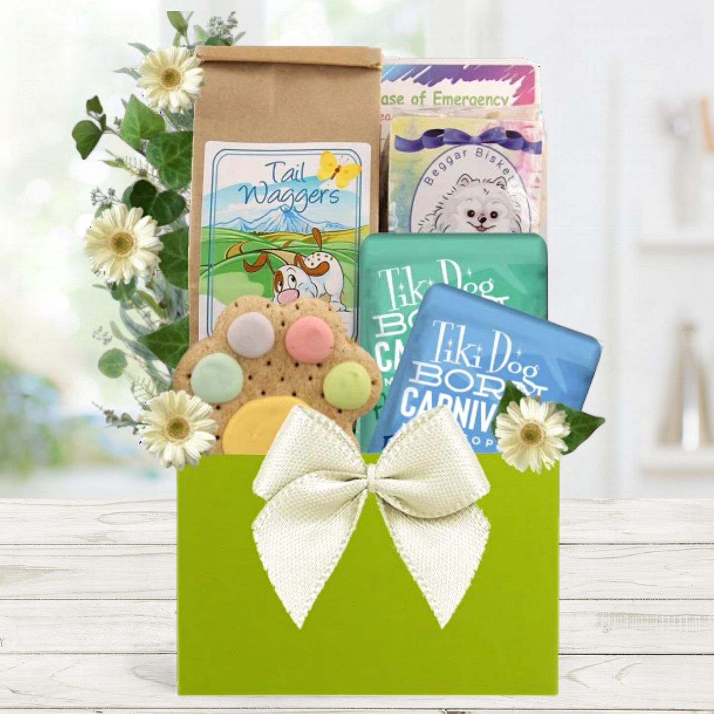 Tasty Treats Dog Gift Basket