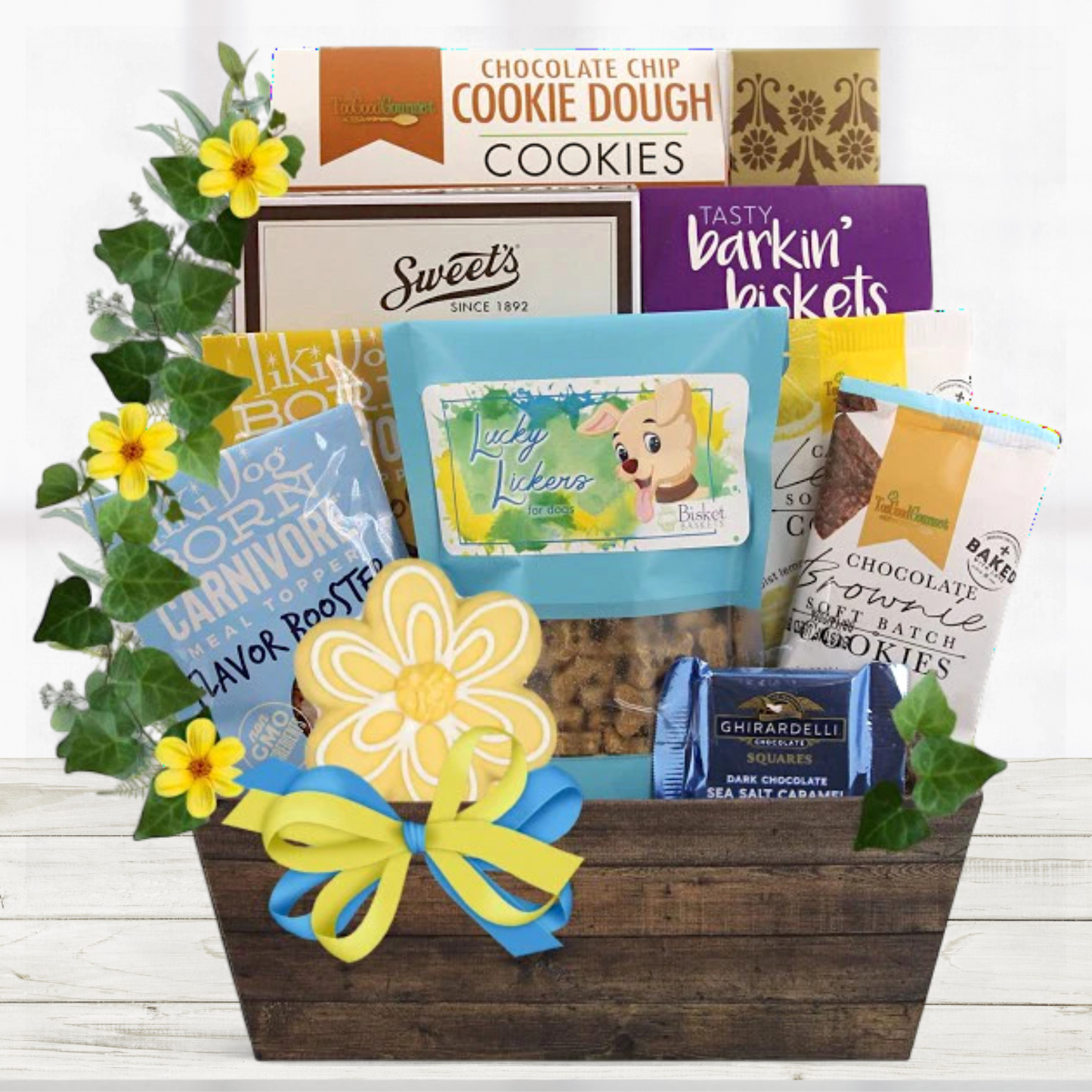 Awesome Pair Dog and Owner Gift Basket