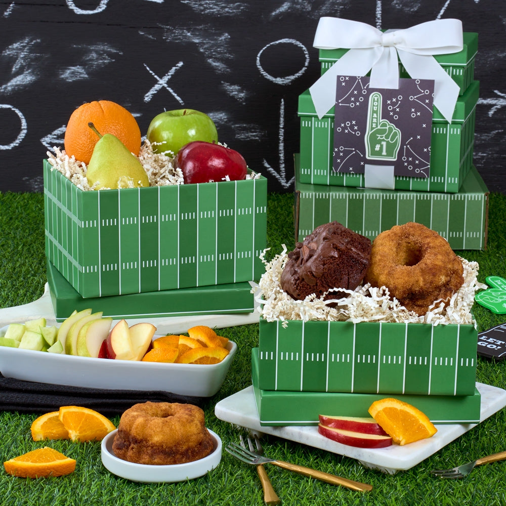 Game On! Fruit and Bakery Gift Tower