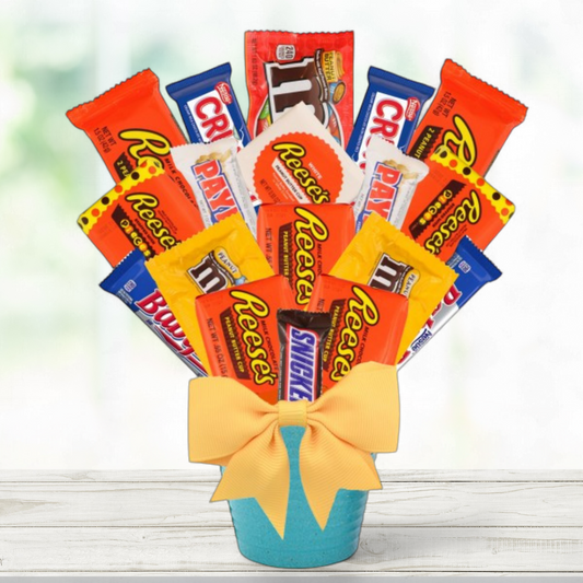 Nuts for Nuts! Candy Bar Bouquet