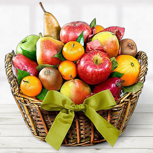Organic Fresh Fruit Gift Basket