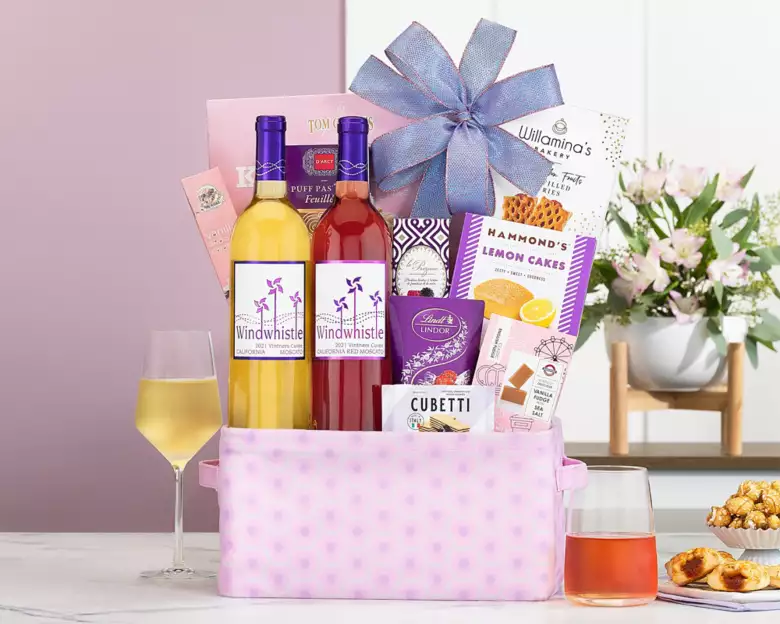 Windwhistle Moscato Duet Wine Gift Basket