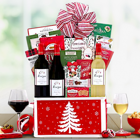Kiarna Christmas Collection Wine Gift Basket