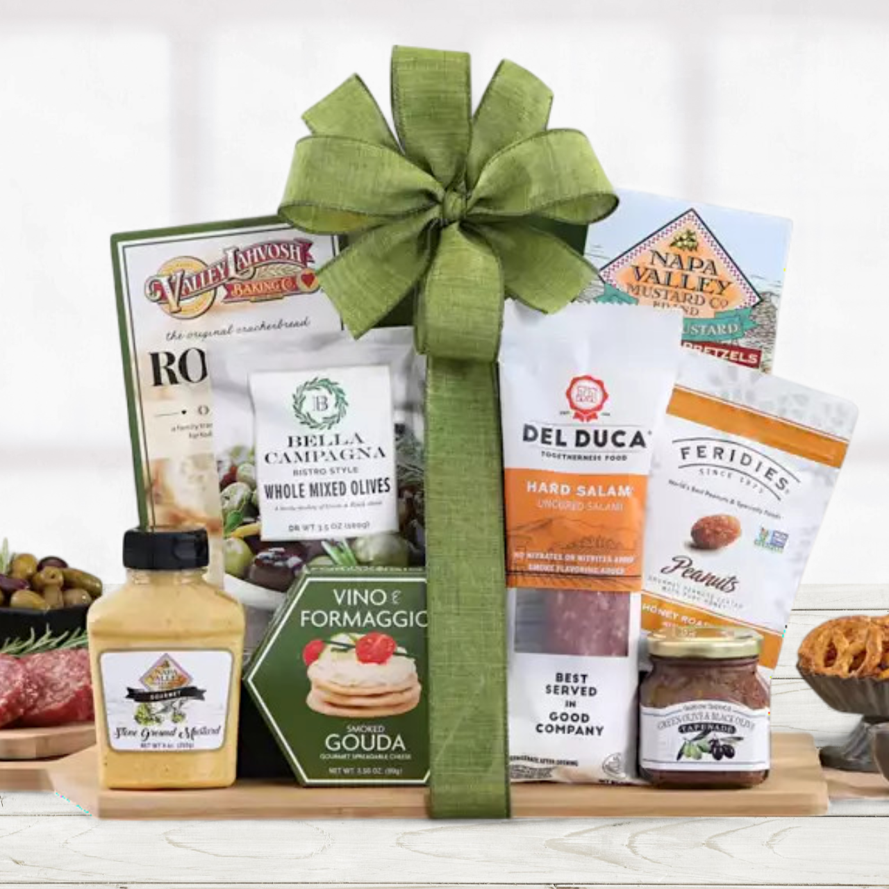 Gourmet Salami & Cheese Charcuterie Board