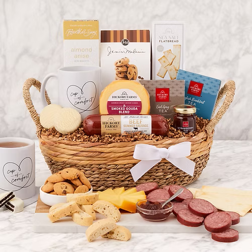 With Sympathy Gourmet Gift Basket