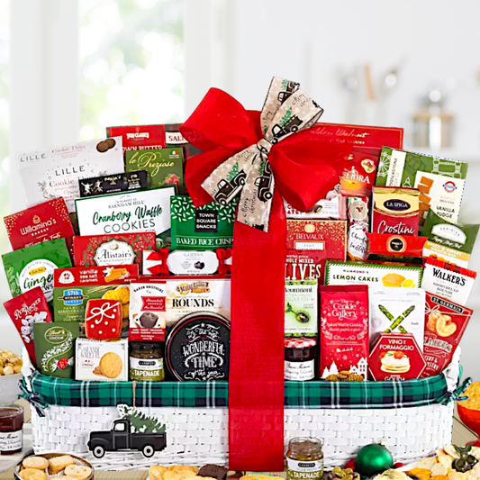 Grand Holiday Christmas Gift Basket