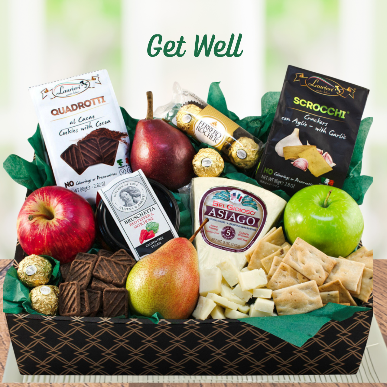 Italian Fruit & Chocolate Get Well Gift