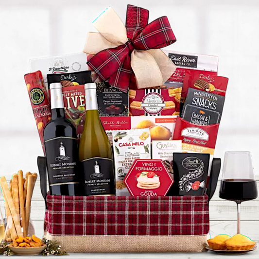 Robert Mondavi Private Selection Duet: Wine Gift Basket