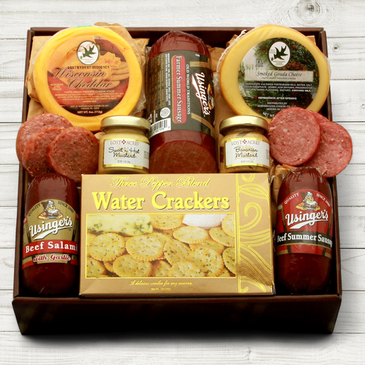 Hearty Gourmet Meat & Cheese Charcuterie Gift