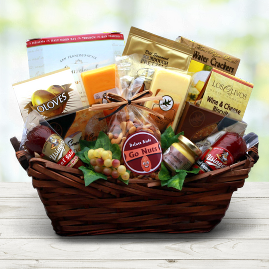Savory Snacker Meat & Cheese Gift Basket