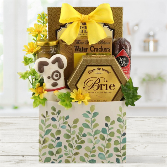 Barks and Smiles Dog and Owner Gift Basket